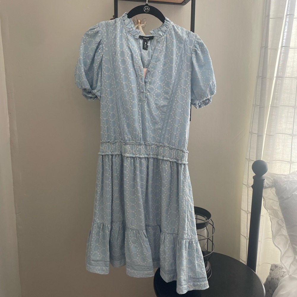 NWT - Aqua Light Blue Dress